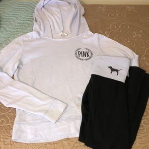 Matching Set PINK Sweatshirt and Leggings